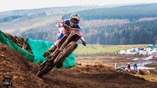 (Rain, Ruts and Yamaha's) Biggsy sending it at Bull MX