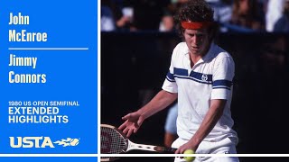John McEnroe vs. Jimmy Connors Extended Highlights | 1980 US Open Semifinal