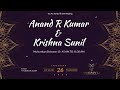 Anand R Kumar Weds Krishna Sunil Wedding Live Web Cast (On - 26 - 01 - 2023 - 10 : 00 am I.S.T)