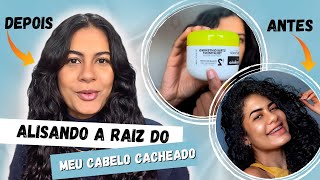 COMO ALISEI A RAIZ DO MEU CABELO CACHEADO SEM DANIFICAR OS FIOS