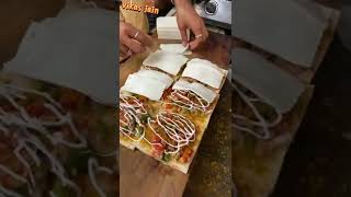 60Rs में इस से बढिया Paneer Sandwich कहीं नही मिलेगी आपको😱😱 Indore's Famous Paneer Slice 🥪 hai like