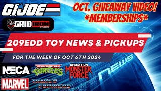 BREAKING ACTION FIGURE NEWS! /PICKUPS OCT 6th  GI JOE GRIDIRON TMNT GIVEAWAY TRANSFORMERS OLLIES!!