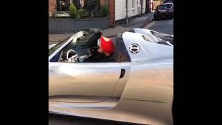 REUBEN SINGH DRIVING HIS PORSCHE 918 SPYDER IN EUROPE #TRENDING #REUBENSINGH #SIKH #PORSCHE #SHORTS