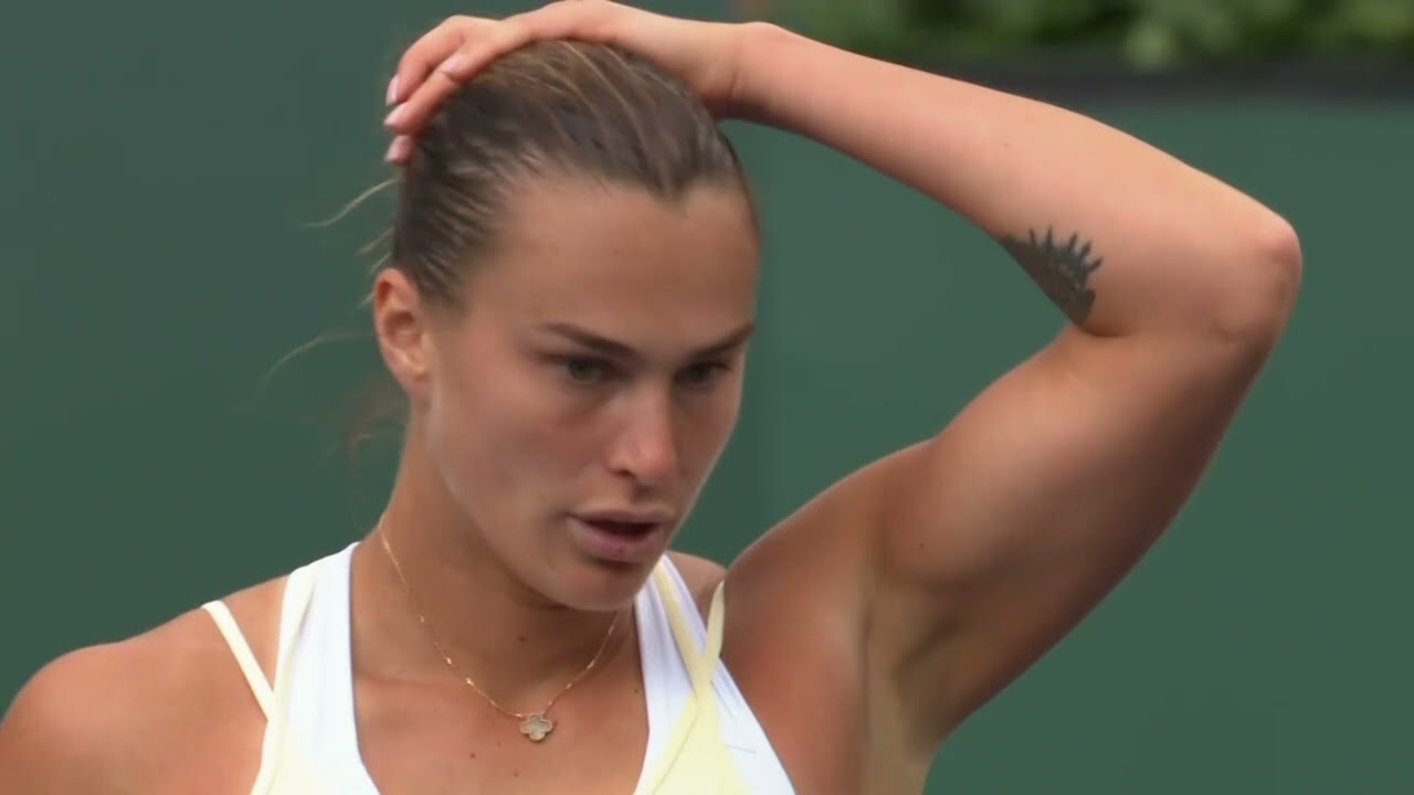 Aryna Sabalenka Vs Barbora Krejcikova Highlights - Fourth Round - YouTube