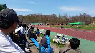 小樽後志陸上競技強化記録会2019/4/29 高校一般男子100m　4組