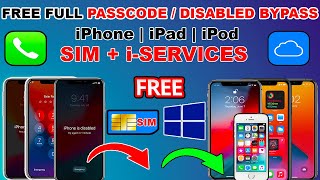FREE Passcode Bypass With Sim | Unlock Passcode/Disabled iPhone/iPad iOS 12/14 | Checkra1n Jailbreak