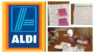 Meal Plan | ALDI Haul | Plum Paper Planner