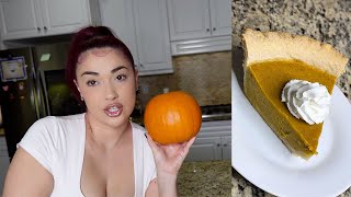 PUMPKIN PIE FROM SCRATCH