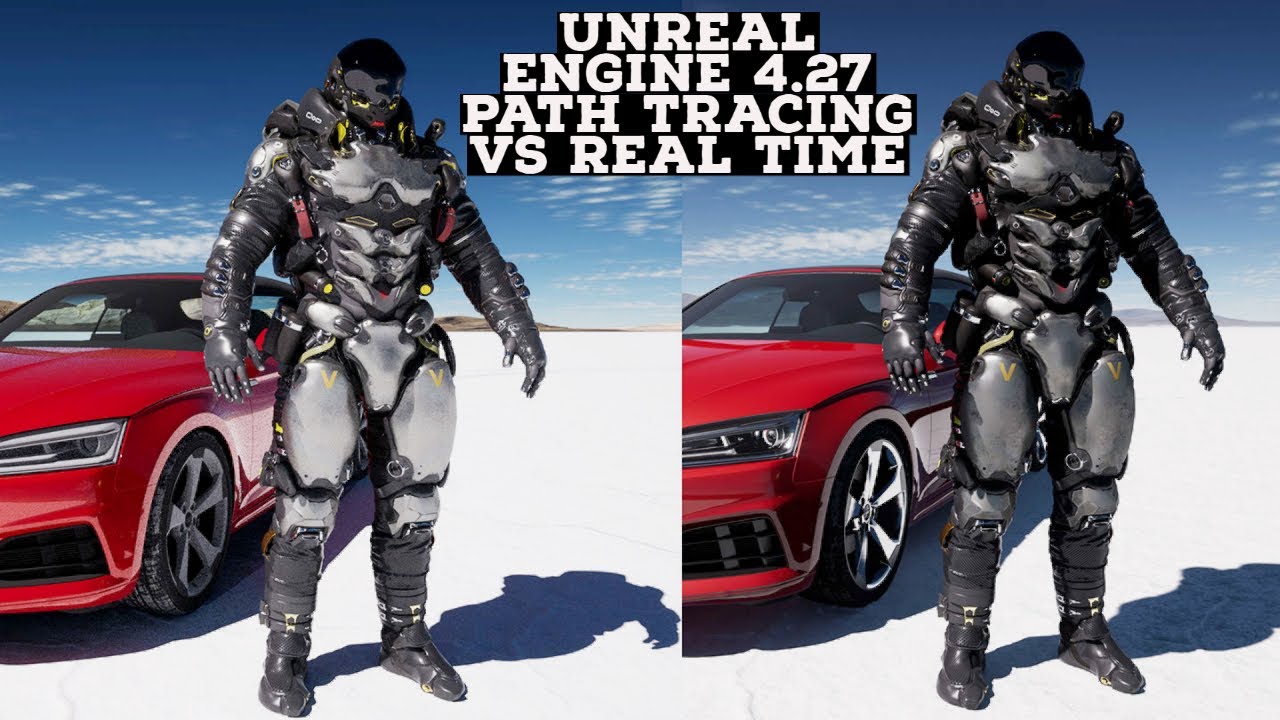 Unreal Engine 4.27 Path Tracing Vs Real Time - YouTube