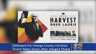 Pastor Says 'Bible Offensive To Some' After Company Takes Down SoCal Harvest Billboard