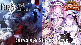 【FGO NA】Nerofest 2018 - vs Heracles - Euryale \u0026 Stheno Setup