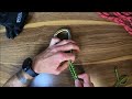 the clove hitch military knot tying