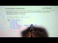 Explain If Recursive Formula Represents Geometric Sequence