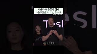 테슬라(로보택시)가 구글과 함께 자율주행을 하지 않은 이유