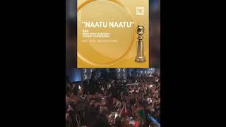 RRR - "Naatu Naatu" Wins Golden Globe Award 🔥 #bestoriginalsong