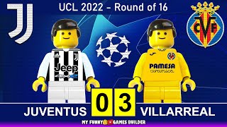Juventus vs Villarreal 0-3 • Champions League 2022 • All Goals & Extеndеd Highlights Lego Football