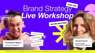 Brand Strategy LIVE WORKSHOP + AMA
