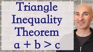 Triangle Inequality Solve for x