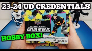 Konečně RC podpisovky na kartu?! 🔥 2023-24 Upper Deck CREDENTIALS Hockey Hobby Box Break! Unboxing!