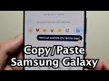 How to Copy & Paste Text Message Samsung Galaxy S24 Ultra