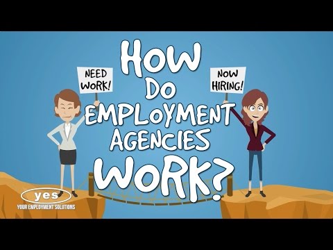 What is a benefit of having an employment agency find you a job?