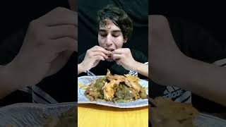 موكبانغ | الدولمة العراقية بأجنحة الدجاج #mukbang #food #asmr