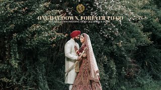 One day down, forever to go I A Very Beautiful Punjabi Wedding Highlights I Surrey