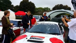 Markku Alen signing Celica Gt4 Rallyday 2014