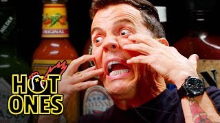 Steve-O Tells Insane Stories While Eating Spicy Wings | Hot Ones