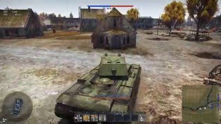 Геймплей War Thunder - Бой на танке КВ-1