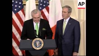 Bush brings Irish leaders to White House for St. Patrick's luncheon