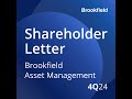 brookfield asset management 4q 2024 letter to shareholders