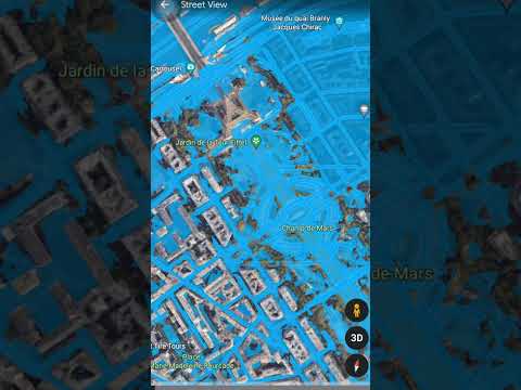 Torre Eiffel Goole Earth y Goole Map.viral #shortvideo #youtubeshorts