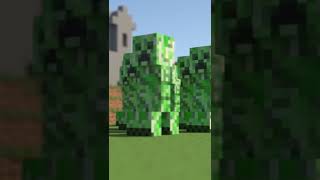 How to kill a creeper in Minecraft | Domino Effect 🤪 #shorts
