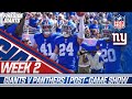 New York Giants BEAT the Carolina Panthers to remain undefeated! | Analysis | Reaction