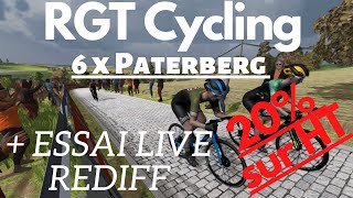 🚴RGT Cycling - Alternative GRATUITE à Zwift ! 6xLe Patterberg. HARD #rgtcycling