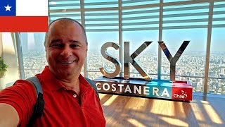 Am urcat în cea mai înaltă clădire din America de Sud - Sky Costanera, Santiago de Chile