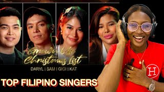 Grown-Up Christmas List -Cover by - Daryl Ong, Sam Mangubat, Katrina Velarde, Gigi De Lana. Reaction