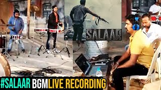 #Salaar Teaser BGM Live Recording | Ravi Basrur | Prabhas | Prashanth Neel | Tolly Talkies
