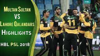 Full Highlights | Multan Sultans Vs Lahore Qalandars | Match 3 | PSL 2018 | PSL