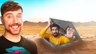 @MrBeast Challenged Me To Survive 24 Hours In Underground Bunker 😱