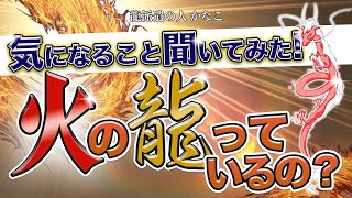 気になること聞いてみた！ 【 龍神 スピリチュアル 】 火 の 龍 っているの？ 【 龍派遣の人 かなこ 】