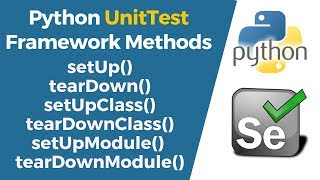 Selenium with Python Tutorial 31-Python UnitTest Framework Methods