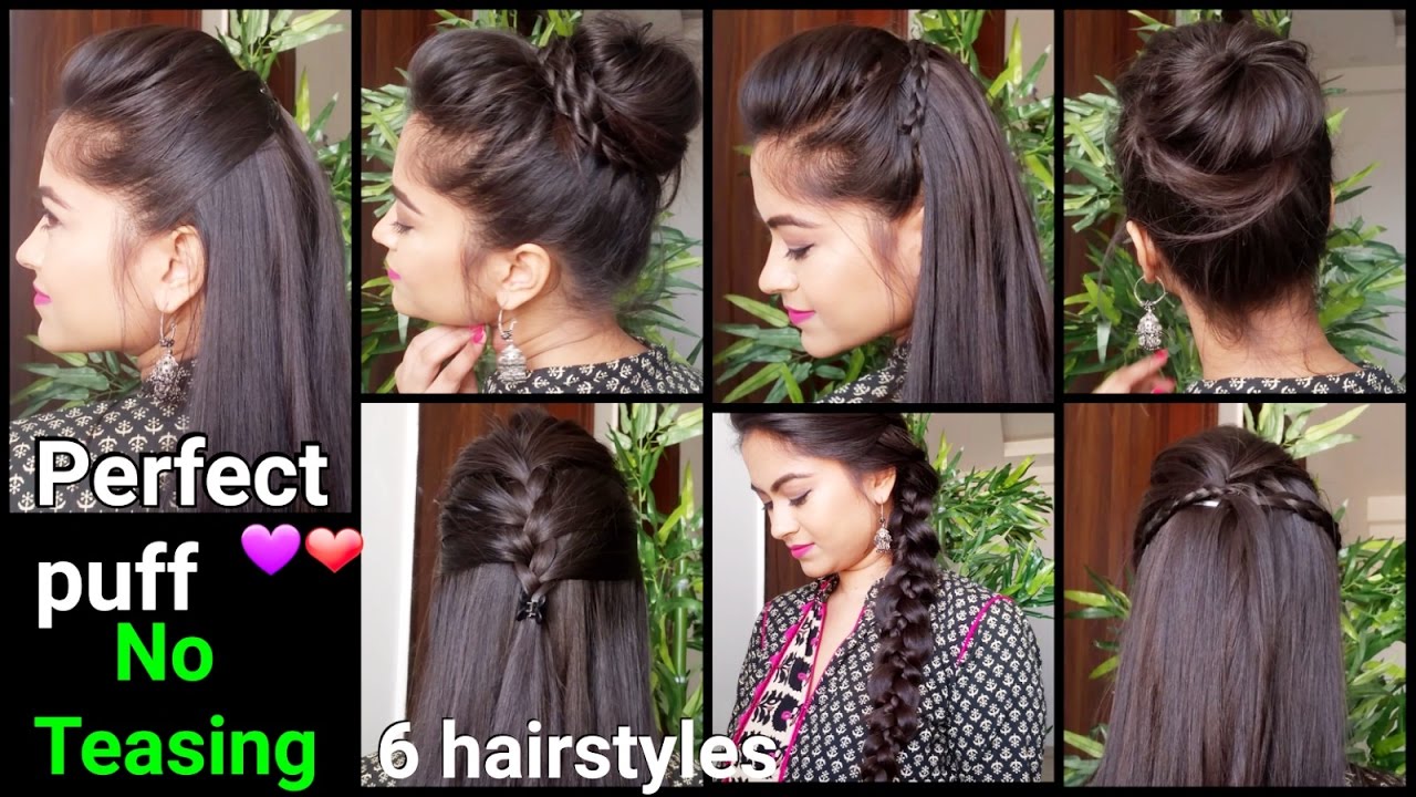 Indian Puff Hairstyle Step By Step - Wavy Haircut