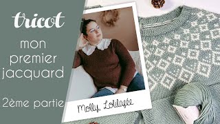 Mon premier jacquard avec le pull Molly de Lolilafée : l'empiècement circulaire