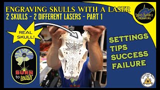 How To Engrave Bone With A Laser! UV and Fiber Lasers