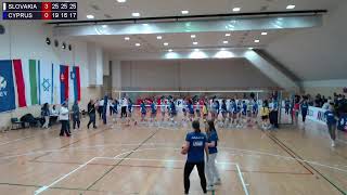 11.1.2025. CEV ECQ U16 WOMEN 1st round, 5th place, SLOVAKIA - CYPRUS