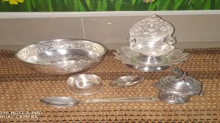 5 Very Easy To Clean \u0026 Polish Silver /வெள்ளி சாமான்கள் சுத்தம்/மெருகு போடுவது எப்படி?