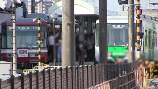 【遠州鉄道】通勤時間帯「臨時」自動車学校前駅での列車交換