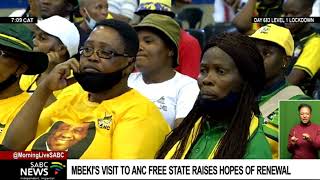 Mbeki's visit to the ANC in the Free State raises hopes of renewal